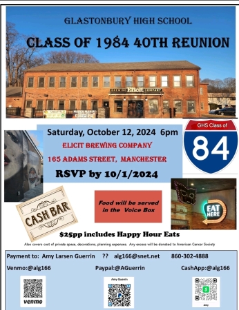 Glastonbury High School 40th Reunion