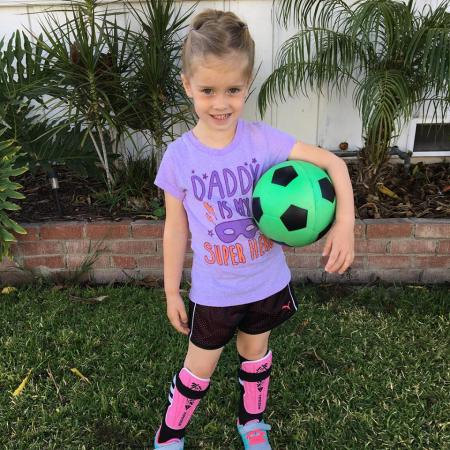 My little soccer player