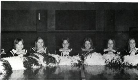 Princeton High School 1973-1974 Cheerleader Sq