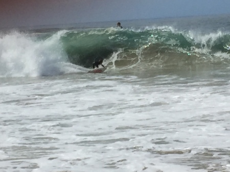 Surfing in Newport 