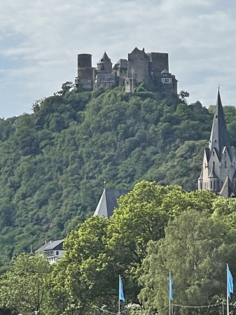 Castle on the Rhine River