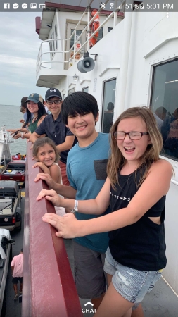 Ferry in Galveston 2019