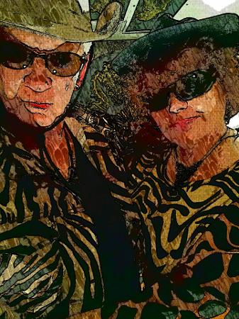 My Mate Crystal And I Arted Up In Photo Shop