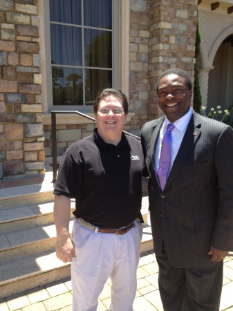 Mayor Alvin Brown and I 