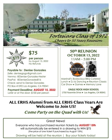 50th Reunion - October 15, 2022