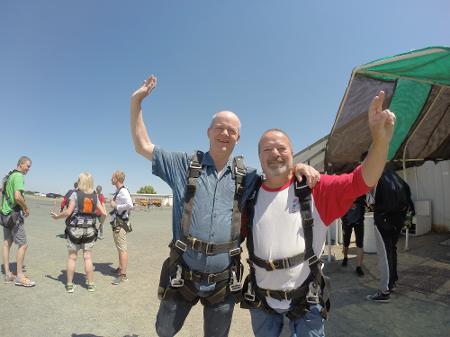 Nick and Steve Skydiving