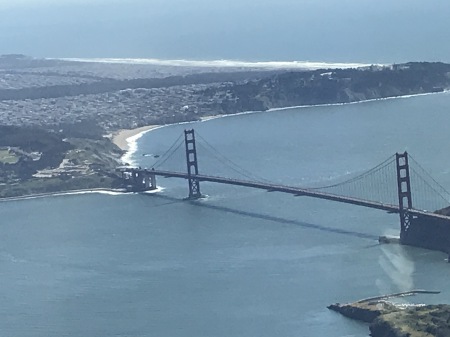 Golden Gate fly by