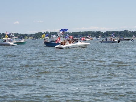 Trump Boat Parade Yorktown 2020