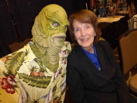 With Julia Adams from The Creature 