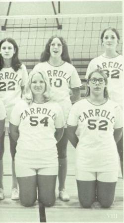 1972 Girl’s Varsity Volleyball Team Picture