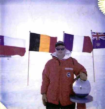 Ceremonial Pole - South Pole Antarctica 1994