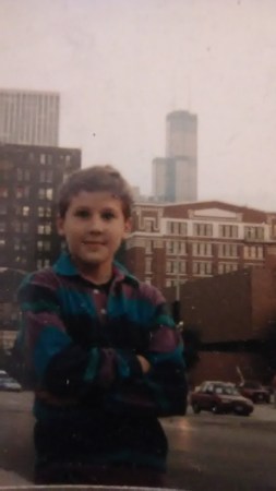 Jordan as a kid in Chicago