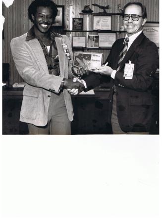 I RECEIVED THIS AWARD FOR OUTSTANDING QUALITY CONTROL INSPECTIONS ON THE SPACE SHUTTLE PROGRAM, IN NEW ORLEANS