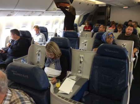 Business class on Delta