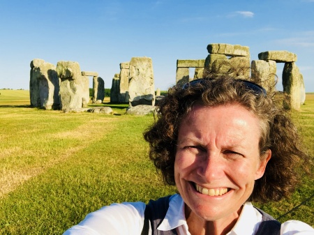 Tina at Stonehenge 2018