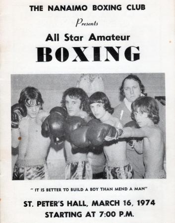 Nanaimo Boxing Club 1973 - 1974