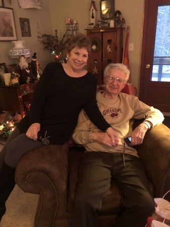 Dad and I. 2019. We lost Dad at 98 on xmas