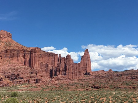 Fisher towers out near Moab 
