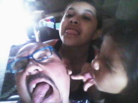 GRANDPA AND MY BABIES ACTING SILLY.