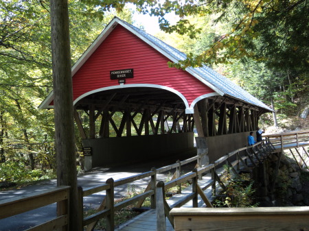 Covered Bridge over the Pemigewasset.