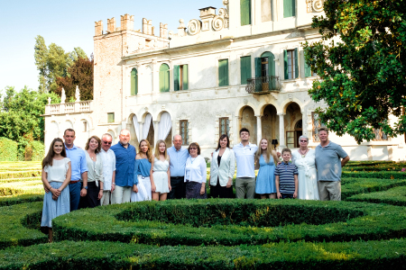 Gardner Family Portrait at Villa Zambonina