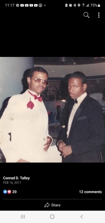 My brother Darick & I at the 1987 prom.