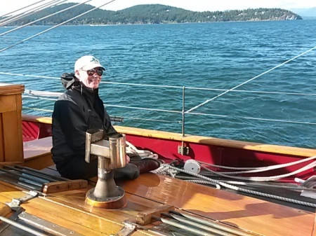 Fine day for sailing on the Salish Sea