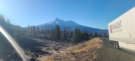 MT Shasta with my truck trailer 