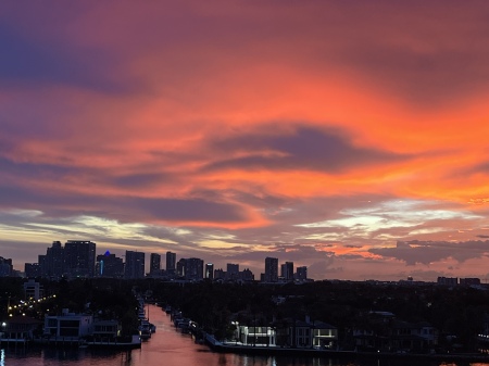 Just love those Fort Lauderdale sunsets