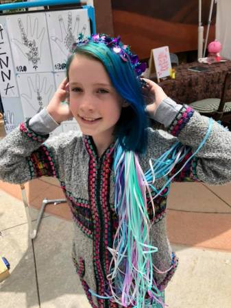 Granddaughter Lorelei of the Colorful Hair