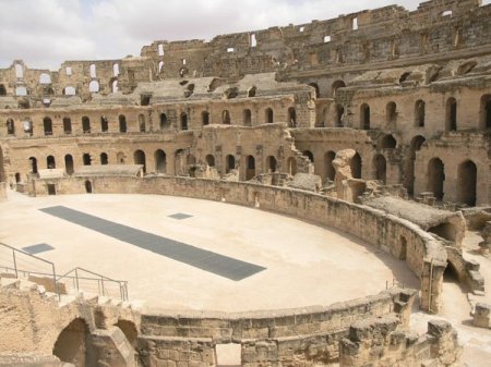 El Jem, Roman colisseum in Tunisia