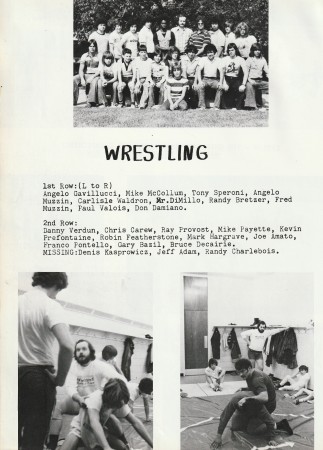 Vincent Harris' album, St. Pat's 75-76 Year Book