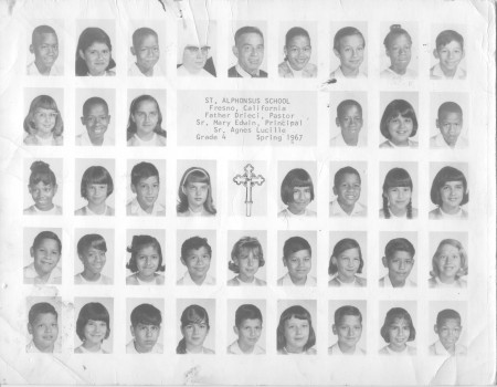 St Alphonsus School, 1967, Grade 4