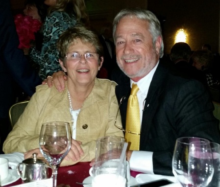 Sue and I recently-Business dinner at the Ritz