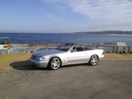 2000 Mercedes SL500 Silver