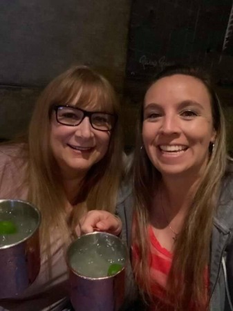 Work bestie having mojitos