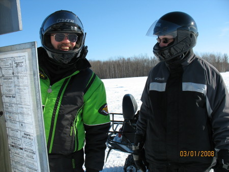 Snowmobiling 2008.
