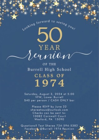 Burrell High School Reunion