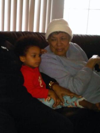 My Grandson Tristan and my Ma!