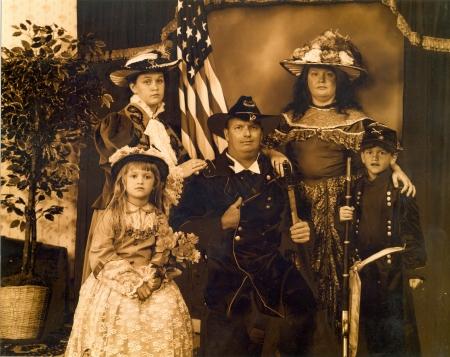 Kristin, Courtney, Me, Alexandra, Erik, Adventureland, IA, 1995