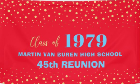Martin Van Buren 45th High School Reunion