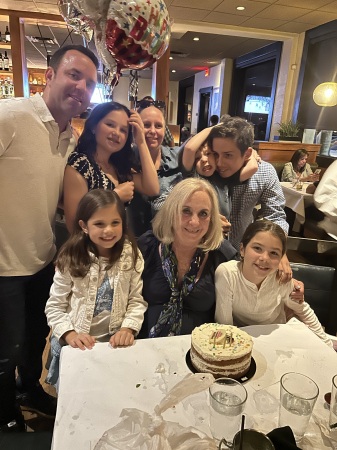 My 79 birthday with my children &grandchildren