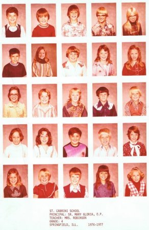 St Cabrini school 4th grade 1976-1977