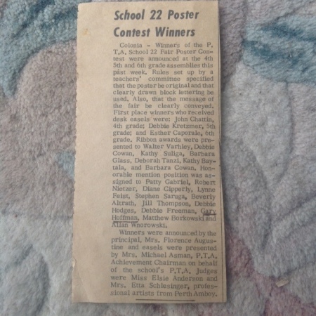 Gary Hoffman's album, School # 22 and Jr high school