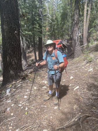 Backpacking in the Sierras, 2020