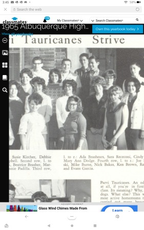 BETTY Stevens' Classmates profile album