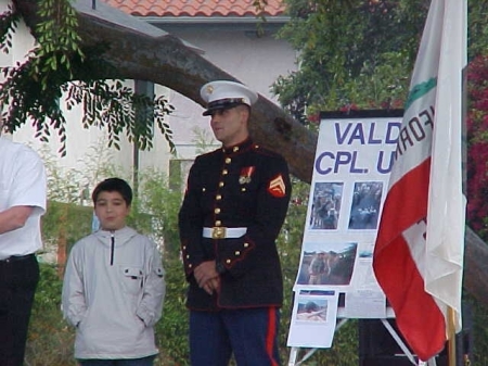 Rudy Valdez's album, My two sons The oldest a Marine