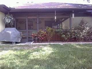 Back view if my lanai. Spend a lot of time her