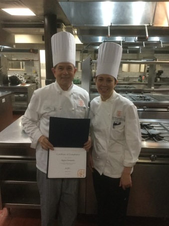 Graduate of the French Culinary School NY