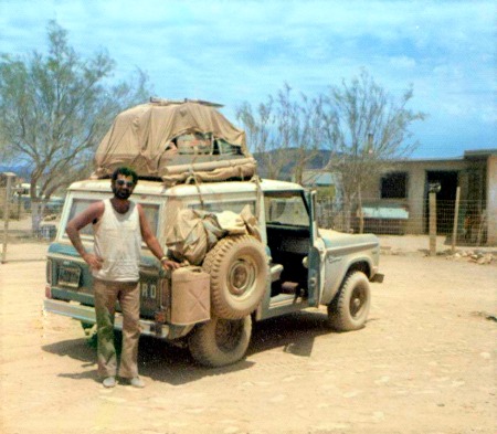 Keith Larick running the Baja